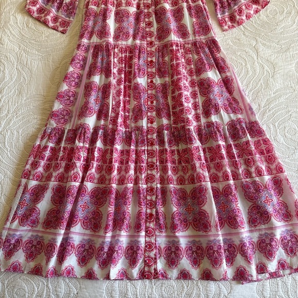 NWOT - Hale Bob - Leela Voile Maxi - Red - Picture 7 of 15